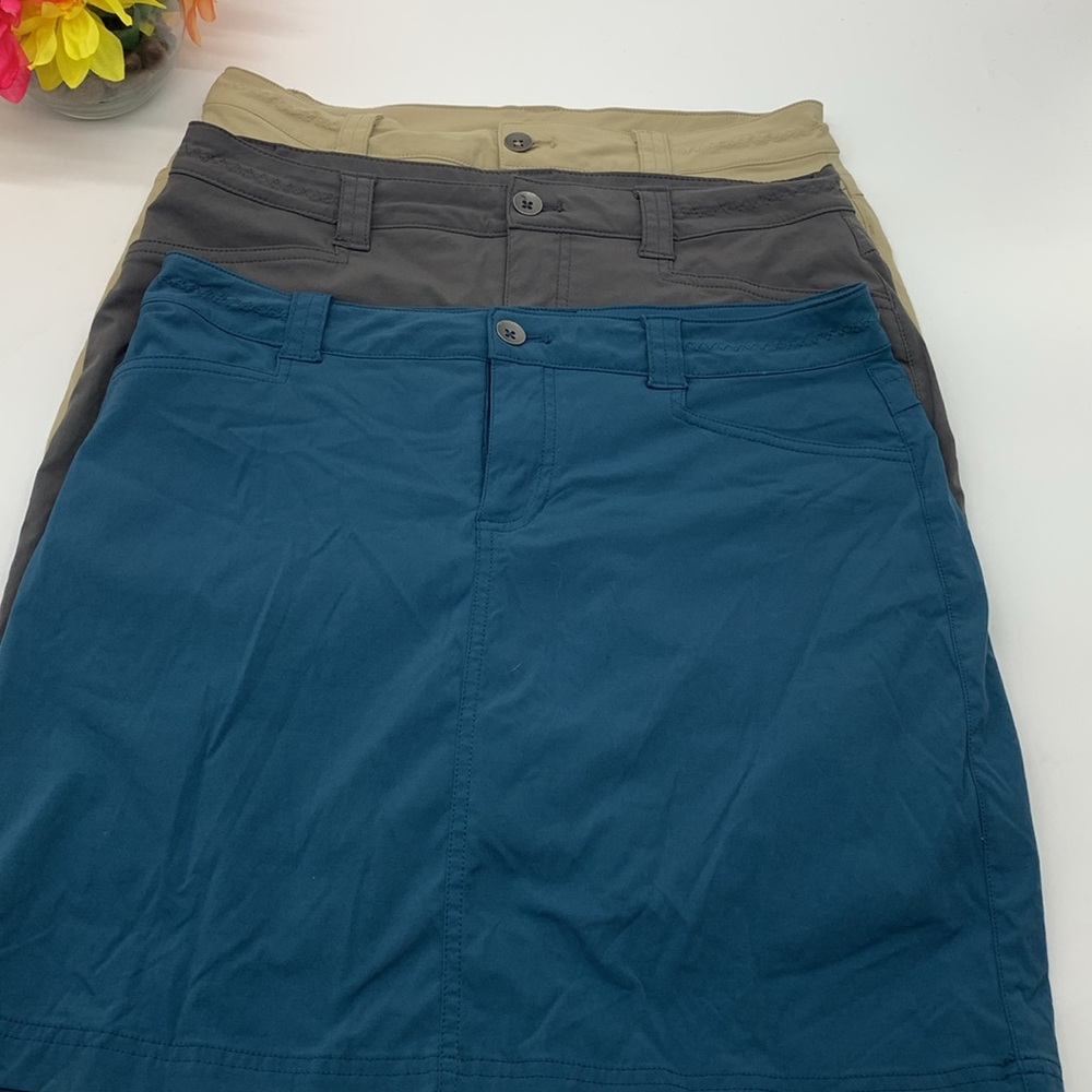 Eddie Bauer Skirt Dry Fit Activewear - Offering 3 colors Tan Blue Gray Size 8